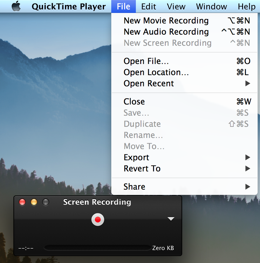 Quicktime Screen Recorder